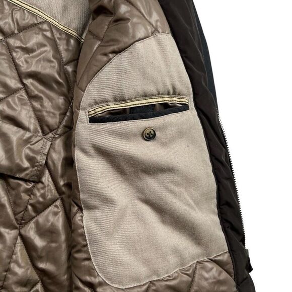 Gimos Zipper and Button Front Polyester Filled Jacket Black Men's Size 52 US XL - Picture 12 of 14